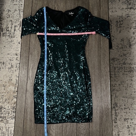 Lulus Got the Moves Emerald Green Sequin Bodycon Dress - Picture 11 of 14